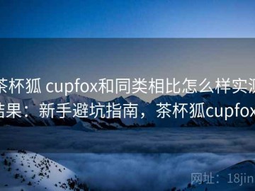 茶杯狐 cupfox和同类相比怎么样实测结果：新手避坑指南，茶杯狐cupfoxa