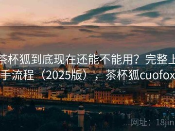 茶杯狐到底现在还能不能用？完整上手流程（2025版），茶杯狐cuofox
