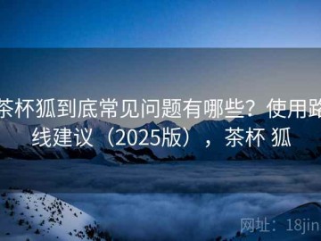 茶杯狐到底常见问题有哪些？使用路线建议（2025版），茶杯 狐