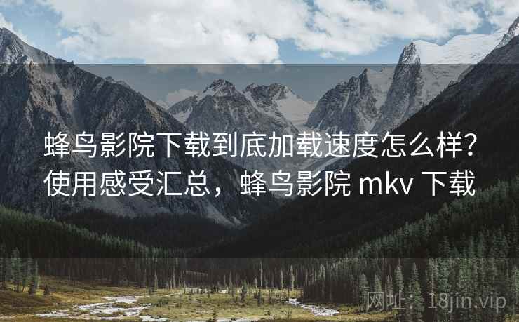 蜂鸟影院下载到底加载速度怎么样？使用感受汇总，蜂鸟影院 mkv 下载